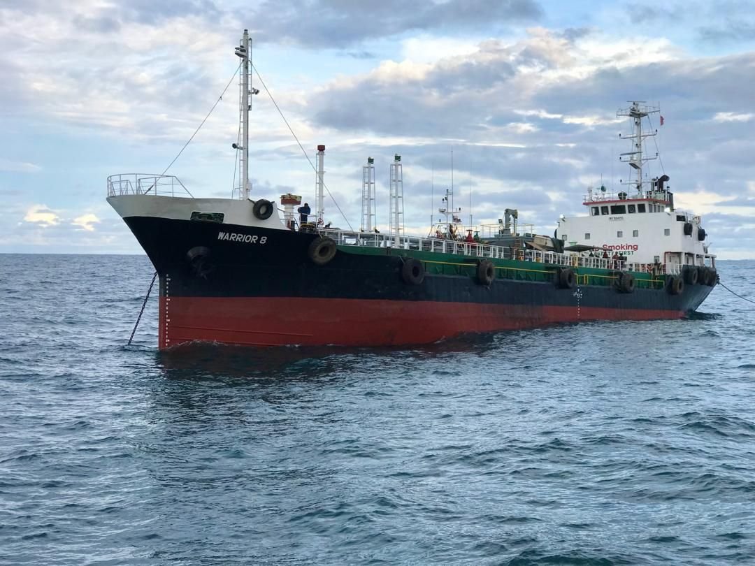 Palmer Petroleum tanker vessel at sea